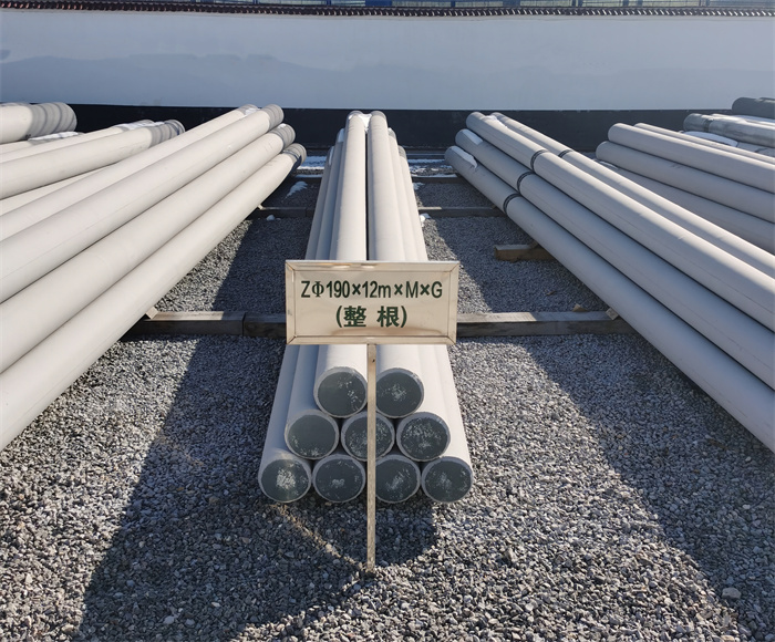 湖南190×12米钢筋混凝土水泥电线杆